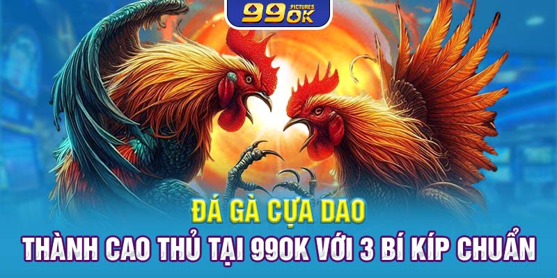 Đá Gà Cựa Dao – Thành Cao Thủ Tại 99OK với 3 Bí Kíp Chuẩn